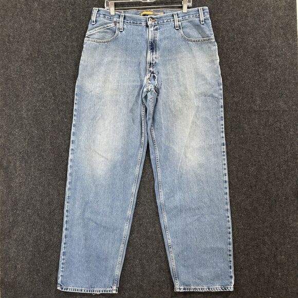 Levi's Other - Vintage Levis SilverTab Baggy Jeans Mens 36x34 Blue Distressed Denim Y2K 90s